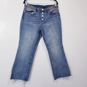 Blank NYC The Varick Kick Flare Rainbow Jeans